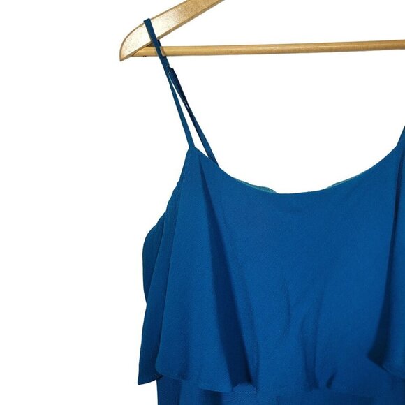 J Crew Women's Sheath Style Pebble Crepe Textured Dress Teal Blue Size 8 - Picture 5 of 15